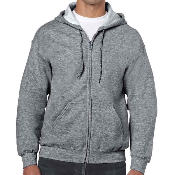 Gildan Mens Heavy Blend Full Zip Hoodie