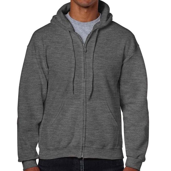 Gildan Mens Heavy Blend Full Zip Hoodie