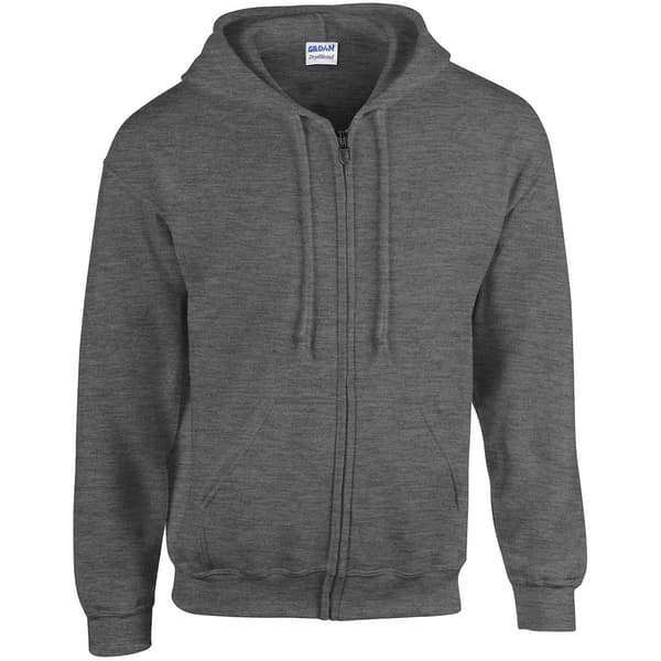 Gildan Mens Heavy Blend Full Zip Hoodie