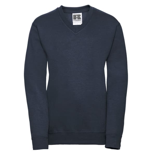 Russell Collection Childrens/Kids V Neck Sweatshirt