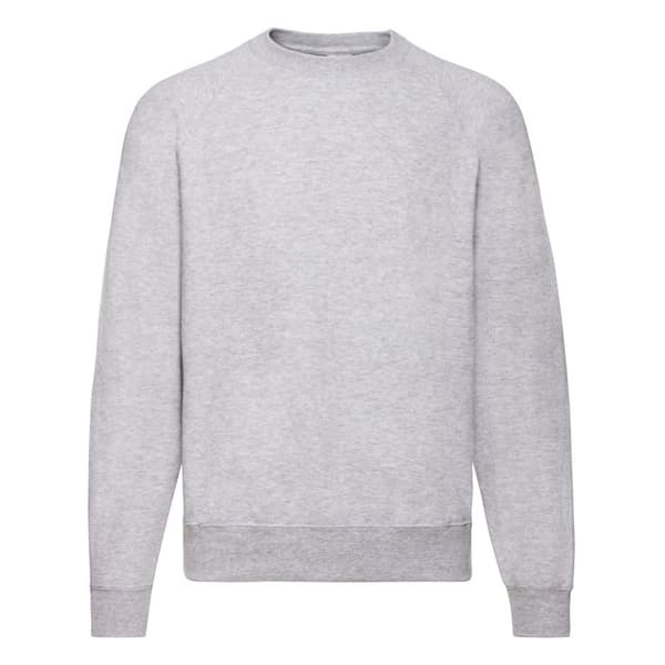 Fruit of the Loom Unisex Adult Classic Heather Raglan Sweatshirt