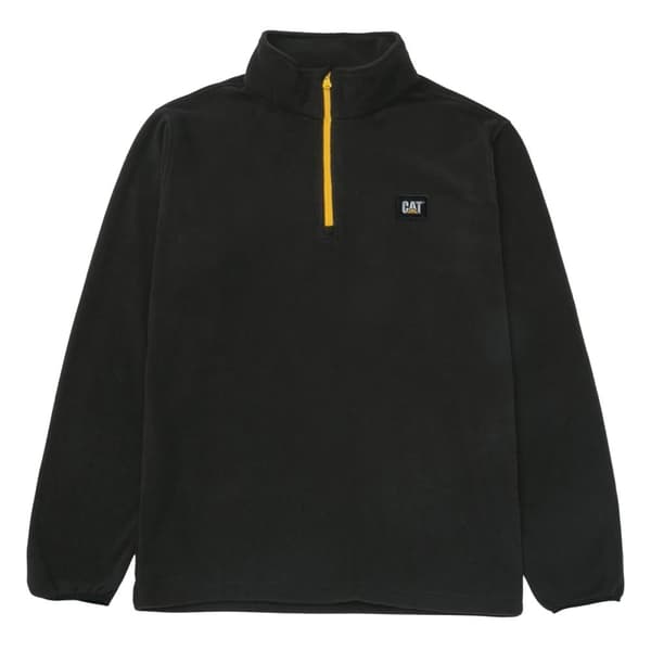 Caterpillar Mens Quarter Zip Fleece Top