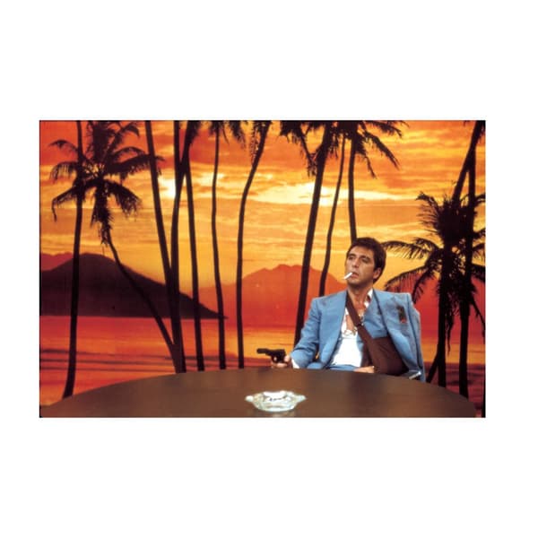 Scarface Unisex Adult Sunset Sweatshirt