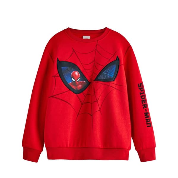 Spider-Man Childrens/Kids Web Sweatshirt Red 2-3 Years