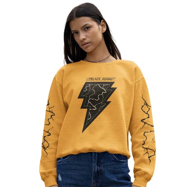 Black Adam Unisex Adult Logo Sweatshirt