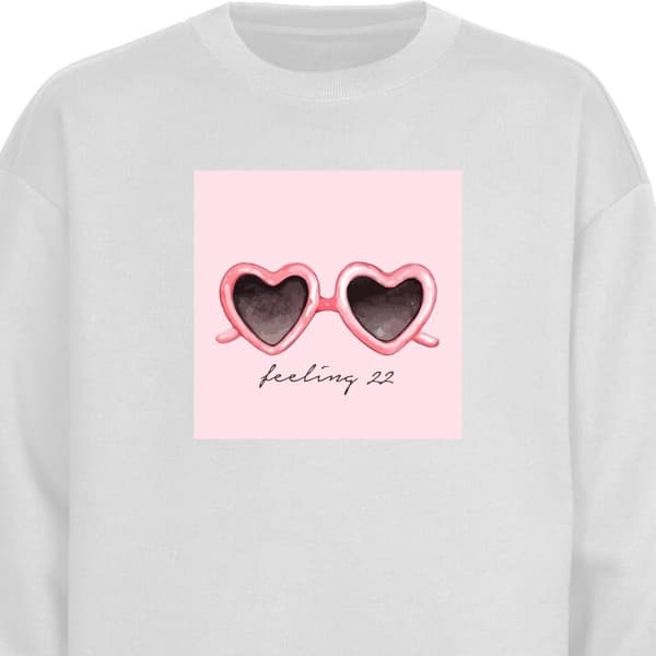 Sweatshirt | Bekväm Collegetröja för Vuxna Taylor Swift - Feel