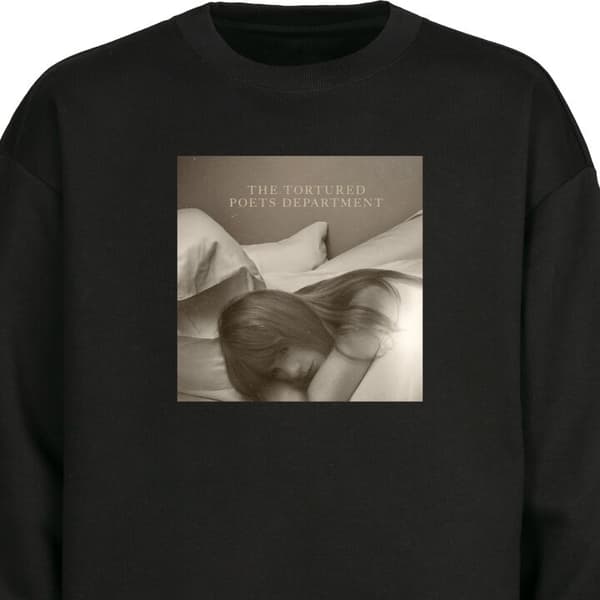Sweatshirt | Bekväm Collegetröja för Vuxna Taylor Swift - TTPD