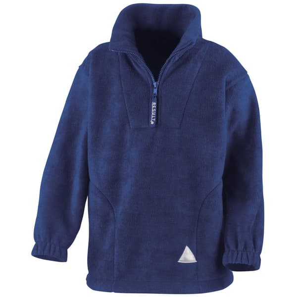 Result Childrens/Kids Polartherm Zip Neck Fleece Top Royal Blue 4-6 Years