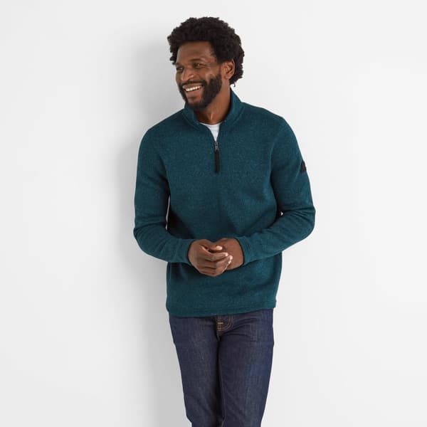 TOG24 Mens Pearson Knitlook Fleece Top