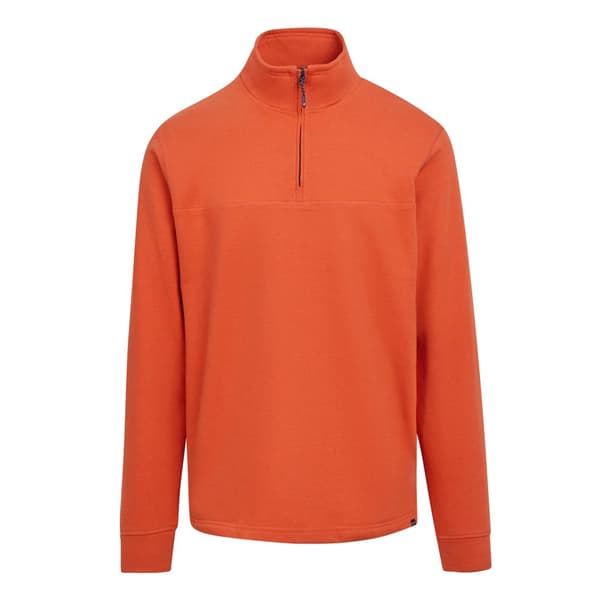 Regatta Mens Agilno Half Zip Fleece Top Rusty Orange L