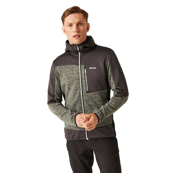 Regatta Mens Cadford VI Marl Hooded Fleece Jacket