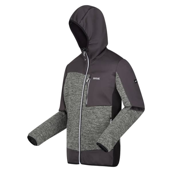 Regatta Mens Cadford VI Marl Hooded Fleece Jacket