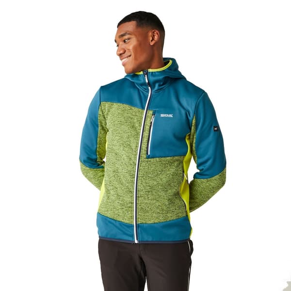 Regatta Mens Cadford VI Marl Hooded Fleece Jacket
