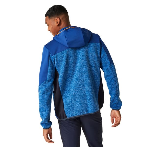 Regatta Mens Cadford VI Marl Hooded Fleece Jacket