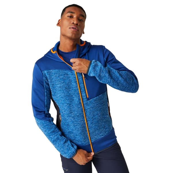 Regatta Mens Cadford VI Marl Hooded Fleece Jacket