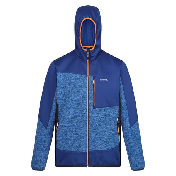 Regatta Mens Cadford VI Marl Hooded Fleece Jacket
