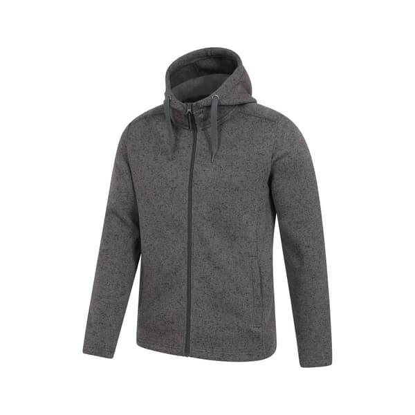 Mountain Warehouse Mens Nevis Fleece Full Zip Hoodie