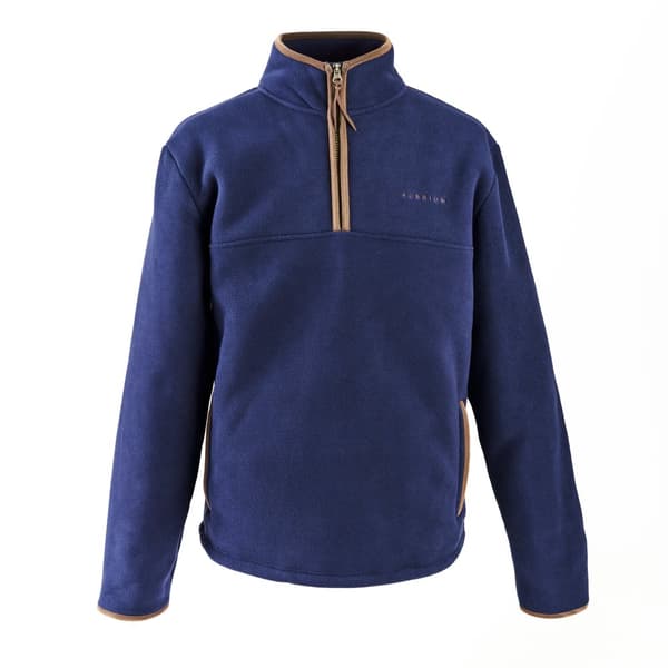 Aubrion Mens Core Half Zip Fleece Jacket Navy XXS