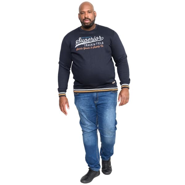 Duke Mens D555 Marlow Superior Track & Field Crew Neck Sweatshirt