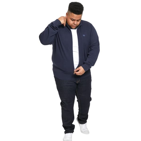Duke Mens D555 Franco 2 Knitted Full Zip Kingsize Sweatshirt