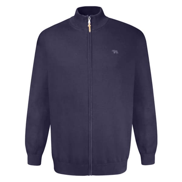 Duke Mens D555 Franco 2 Knitted Full Zip Kingsize Sweatshirt