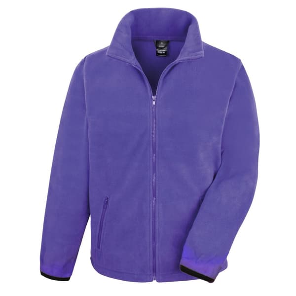 Result Core Mens Norse Outdoor Fleece Jacket Purple XS
