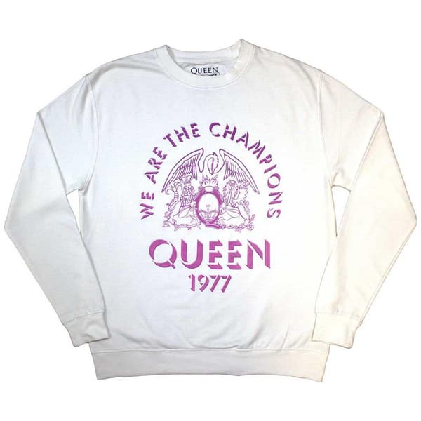 Queen Unisex Vuxen Champions 1977 Sweatshirt
