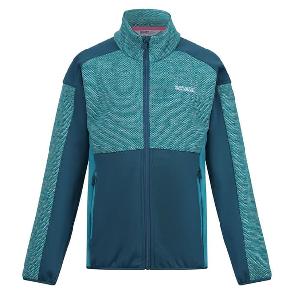 Regatta Childrens/Kids Highton III Fleece Jacket Tahoe Blue/Moroccan Blue 7-8 Years