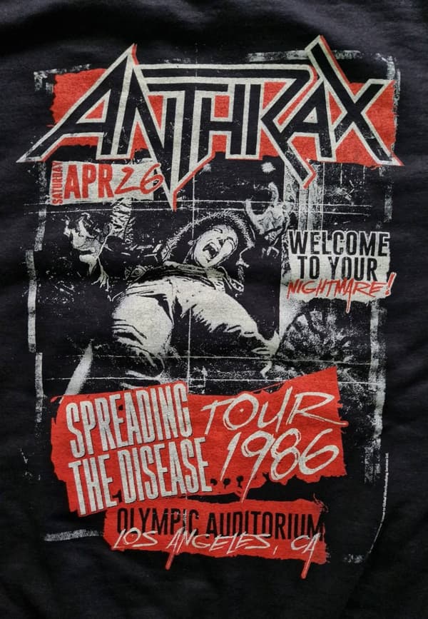 Anthrax Spreading the Disase  Sweatshirt
