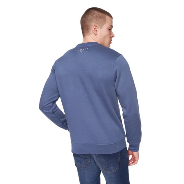 Henleys Sweatshirt med rund hals för herrar Scripthen