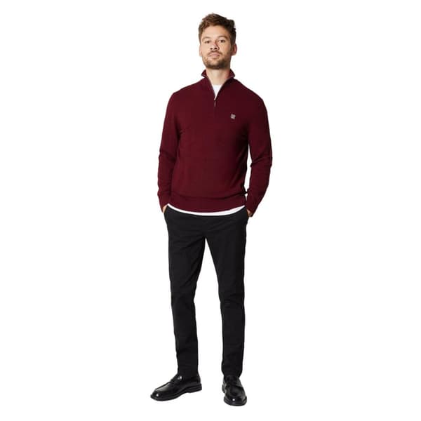 Burton Mens Rich Cotton Quarter Zip Jumper
