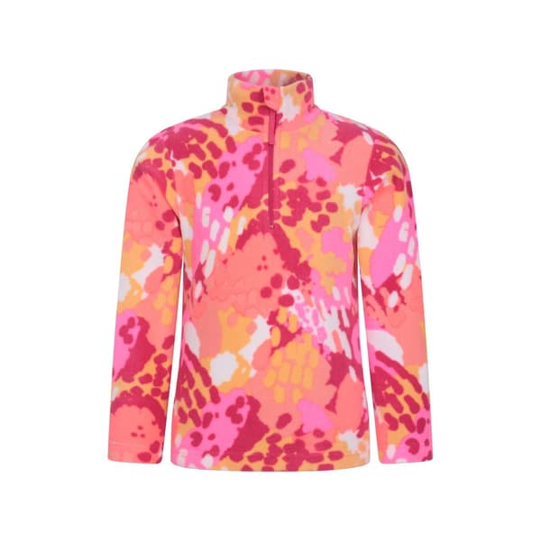 Mountain Warehouse Childrens/Kids Endeavour Abstract Half Zip Fleece Top