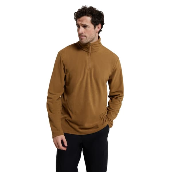 Mountain Warehouse Herrar Camber II Fleecetröja med halv dragkedja Mustard XXL