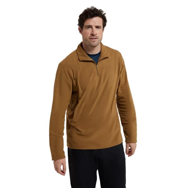 Mountain Warehouse Mens Camber II Half Zip Fleece Top