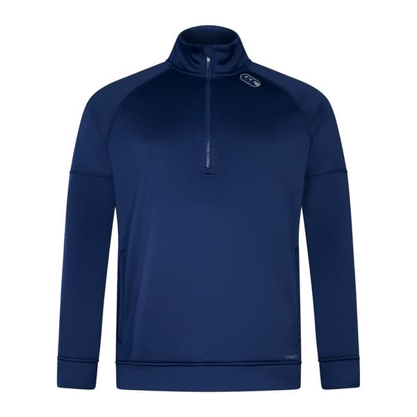 Canterbury Fleecetop med halv lynlås til mænd Medieval Blue XL
