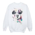 Miniatyrbillede 1 af 3: Disney Womens/Ladies Mickey Mouse Lime Splatter Sweatshirt