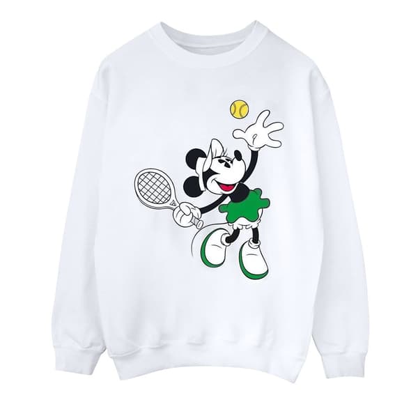 Disney Womens/Ladies Minnie Mouse Tennis Sweatshirt
