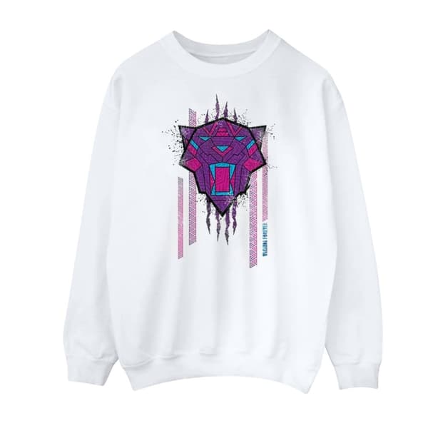 Marvel Mens Wakanda Forever Panther Scratch Sweatshirt