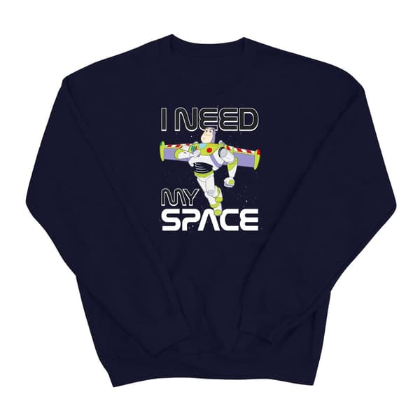 Disney Dam/Tjej Lightyear Buzz I Need Space Sweatshirt