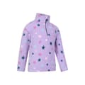 Miniatyrbilde 3 av 4: Mountain Warehouse Childrens/Kids Endeavour Stars Half Zip Fleece Top