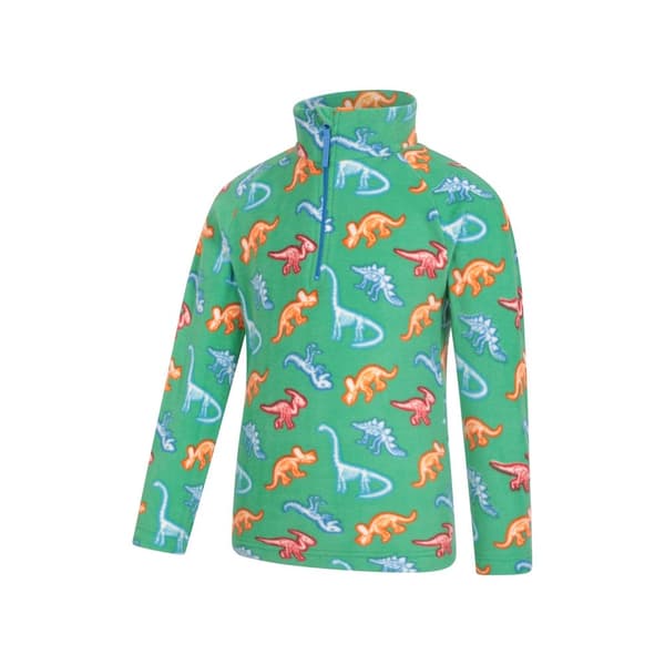 Mountain Warehouse Barn/Kids Pursuit Dinosaurie Skelett Halv dragkedja Fleece Top
