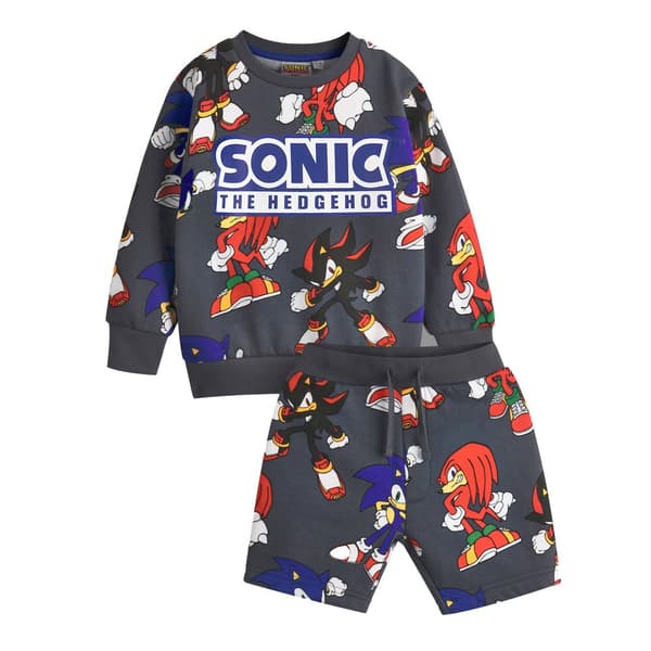 Sonic The Hedgehog Boys Sweatshirt and Shorts Set