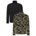 Miniatyrbilde 1 av 5: Mountain Warehouse Mens Camber II Fleece Top (Pack of 2)
