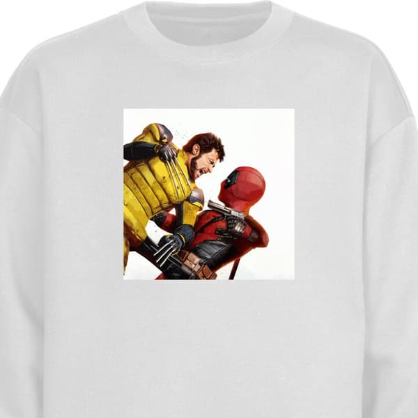 Sweatshirt | Komfortabel Collegegenser for Voksne Deadpool & W
