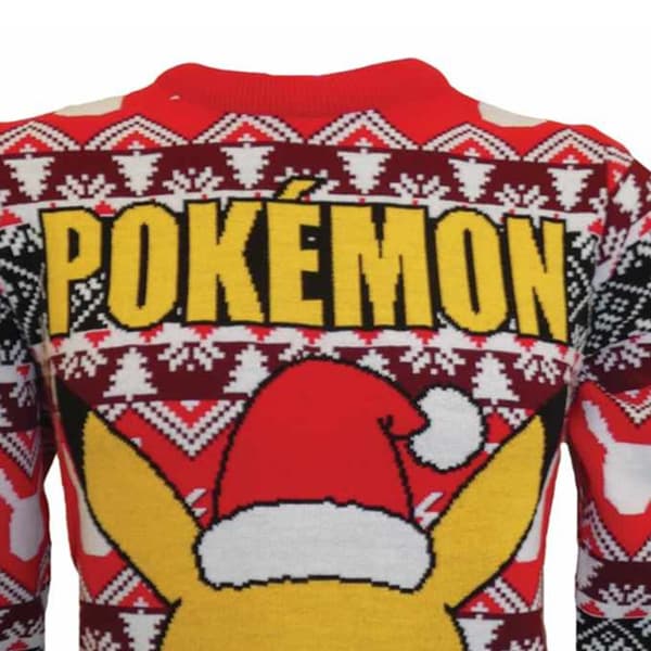 Pokemon Unisex Adult Pikachu Knitted Jumper
