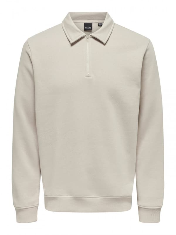 Only & Sons - onsCeres 1/4 Zip Sweat Polo