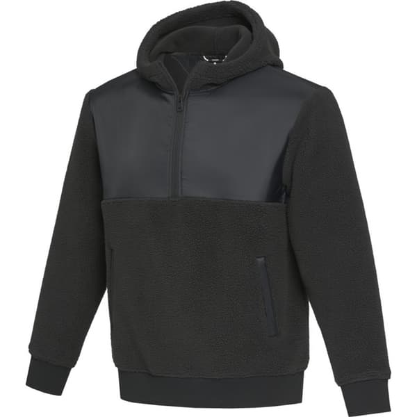Elevate Unisex Adult Evans Hooded Sherpa Fleece Recycled Sweater Top