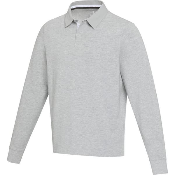 Elevate Unisex Vuxen Clyde Rugby Polo Sweatshirt i ekologisk bomull
