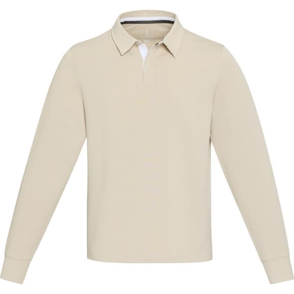 Elevate Unisex Adult Clyde Organic Cotton Rugby Polo Sweatshirt