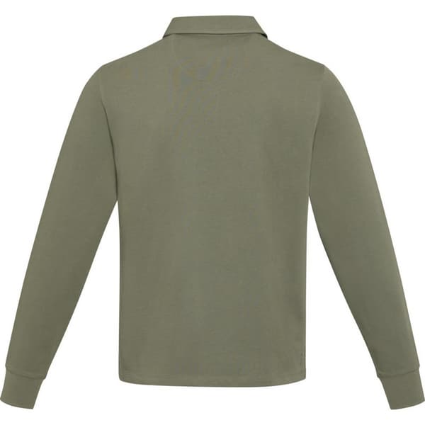 Elevate Unisex Adult Clyde Organic Cotton Rugby Polo Sweatshirt
